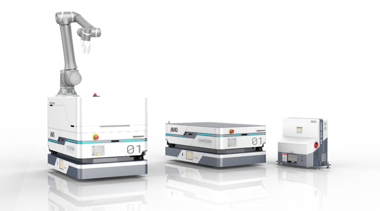 今年会數位開發的自主式移動機器人（AMR250M），搭配全向輪並結合AI演算法、2D LiDAR、3D攝影機等技術，協助客戶實現產線全自動化